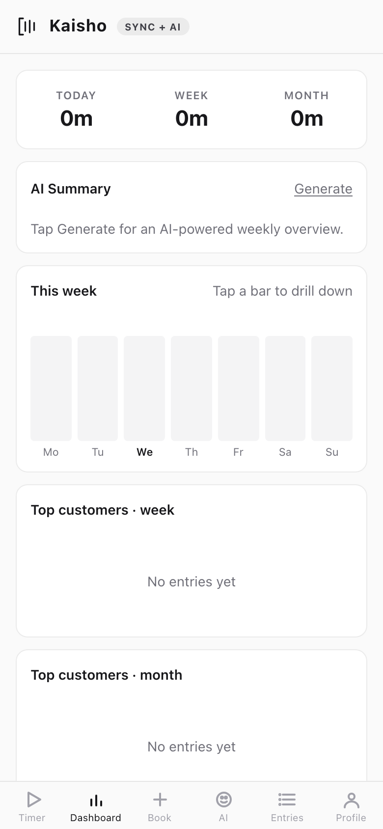PWA Dashboard